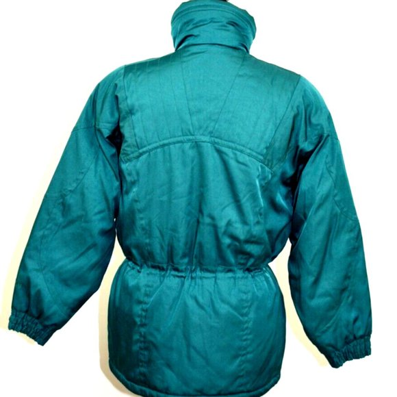 Vintage Coltech 1980's Green Women's sz 6 Thermore Insulated Winter Ski jacket - Picture 3 of 7